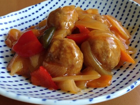 鶏だんごと野菜の甘酢あん レシピ 作り方 By ちーたまちー 楽天レシピ